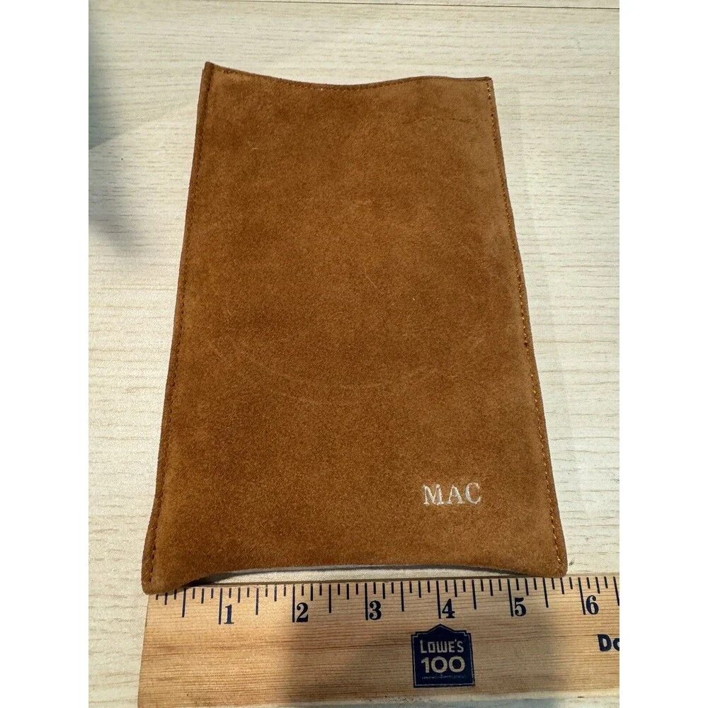Lands End Home Brown Leather/sherling lining 9